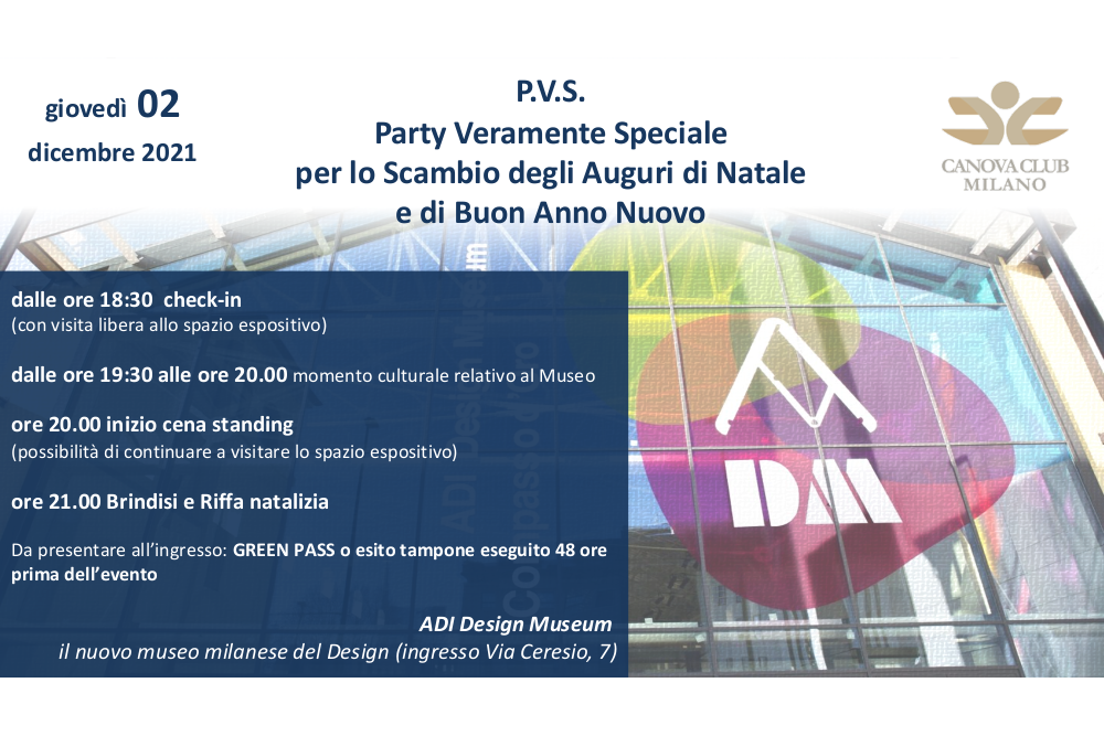 P.V.S. Party Veramente Speciale per lo Scambio degli Auguri di Natale e di Buon Anno Nuovo