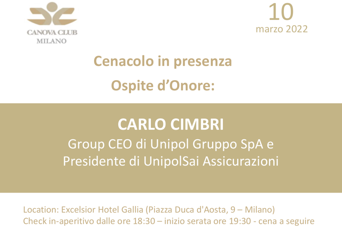 Incontro con CARLO CIMBRI