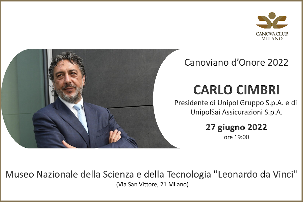 Proclamazione del Canoviano d'Onore 2022 CARLO CIMBRI