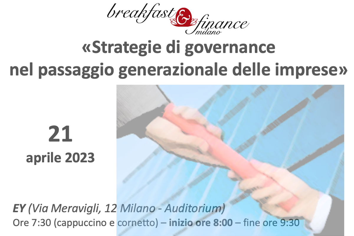 Strategie di governance nel passaggio generazionale delle imprese