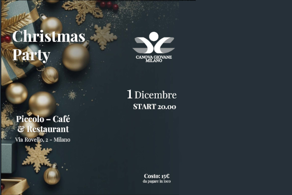 Canova Giovane Milano - Christmas Party