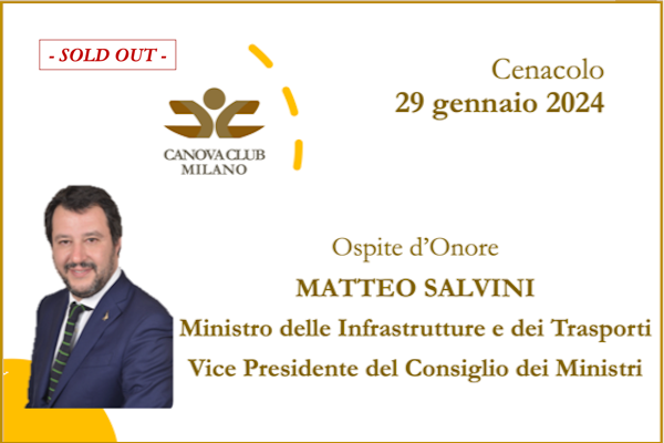 Cenacolo con Matteo Salvini