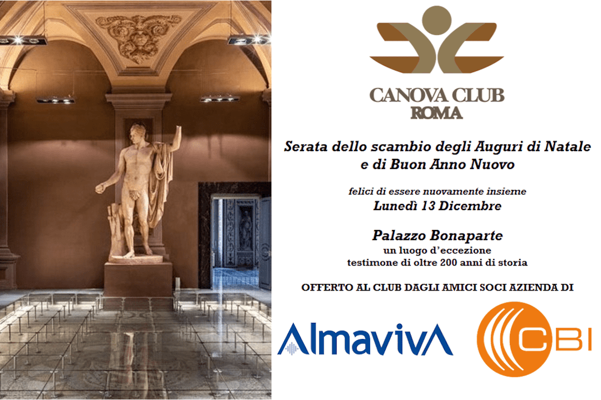 Cenacolo (in presenza) Canova Club Roma 