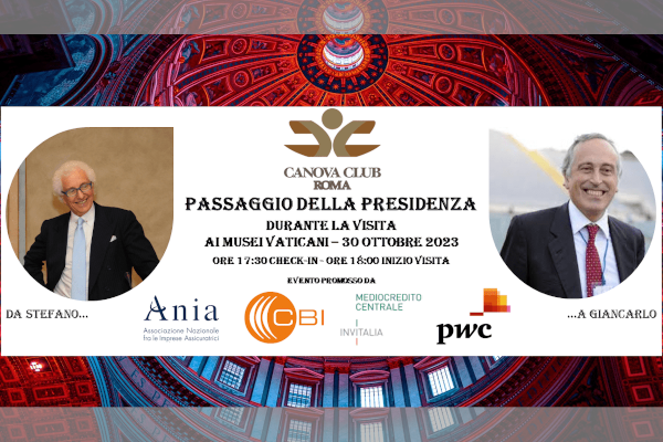 Canova Club Roma - Passaggio di Presidenza